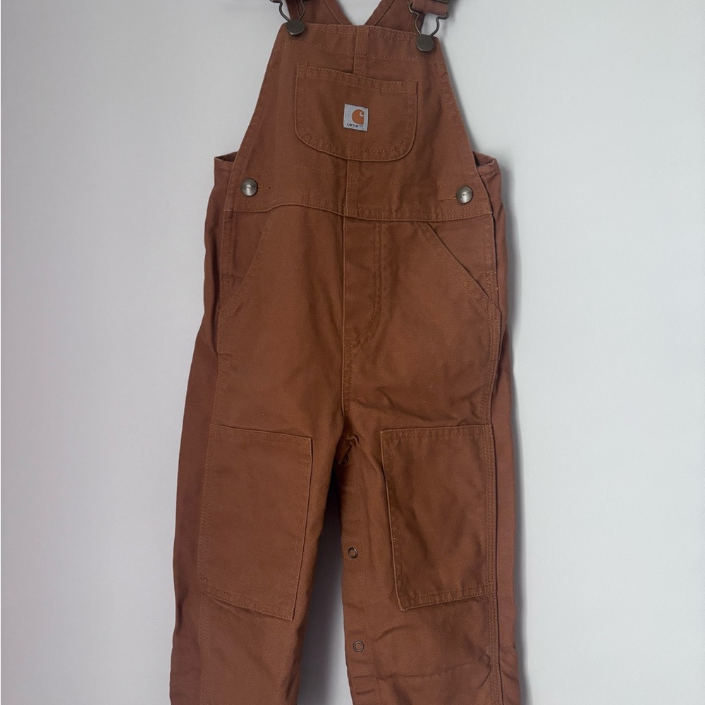 Carhartt Kids Tan Overalls